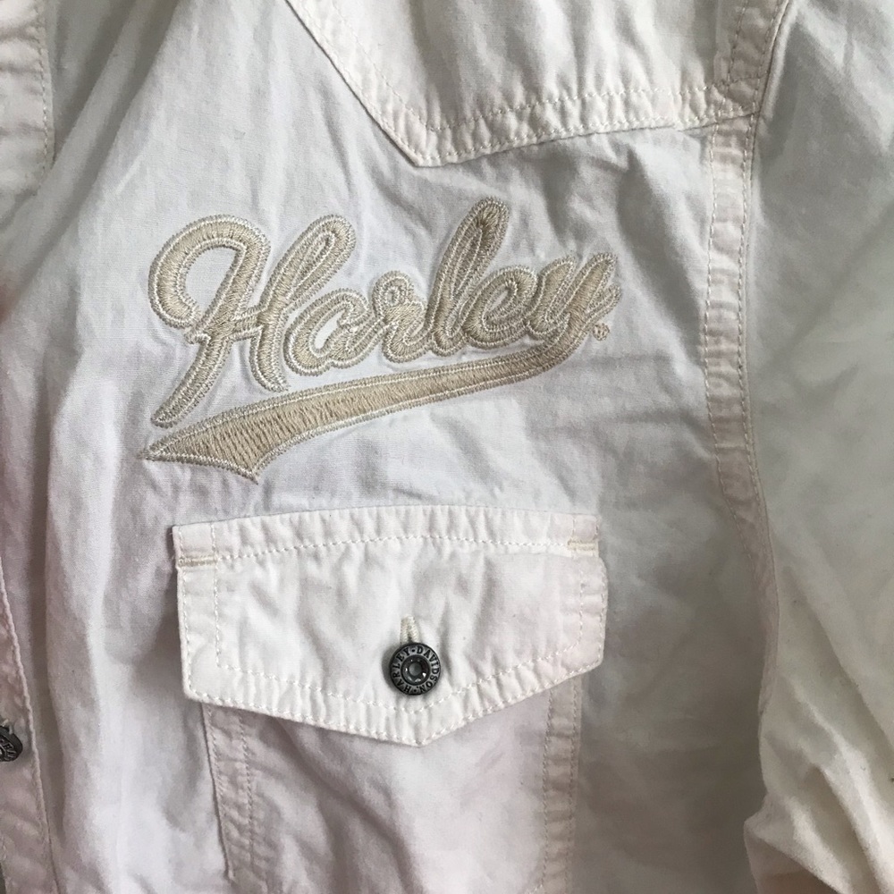 Harley Davidson long sleeve button up